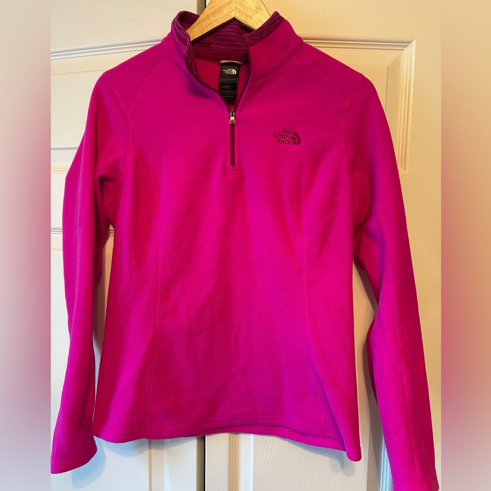 The North Face Fuchsia Half-Zip Top